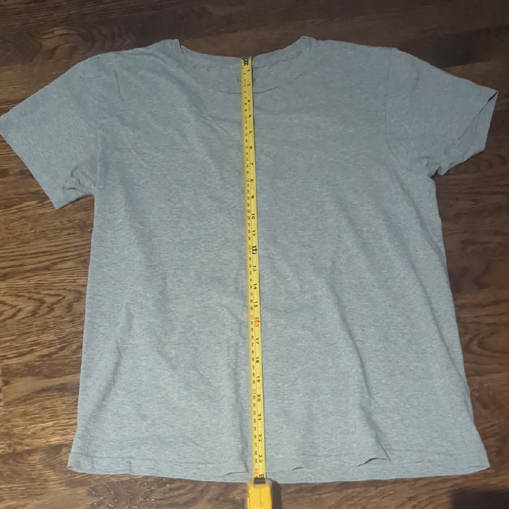 Ralph Lauren Double RL Heather Gray Tee